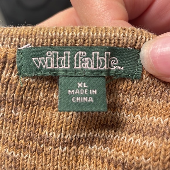 NWOT Halter Sweater Dress by Wild Fable in Light Brown Space Dye - Size XL - Picture 4 of 6